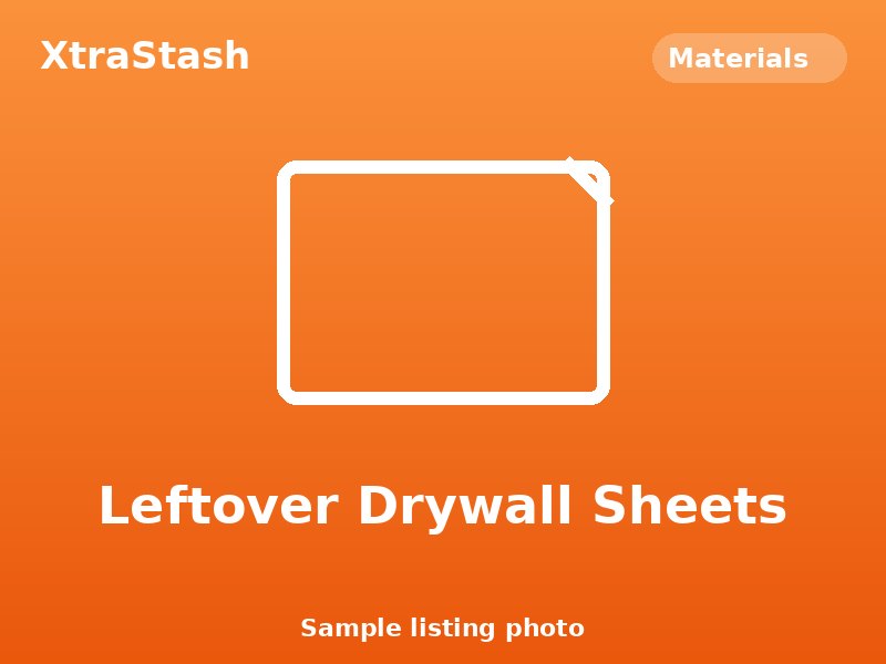 [SAMPLE] Leftover Drywall Sheets - Image 1