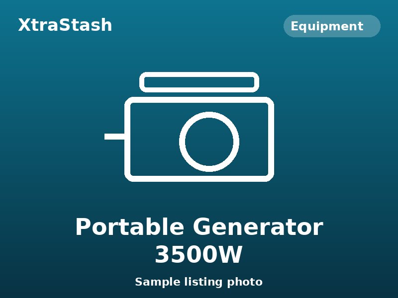 [SAMPLE] Portable Generator 3500W - Image 1