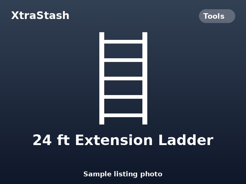 [SAMPLE] 24 ft Aluminum Extension Ladder - Image 1