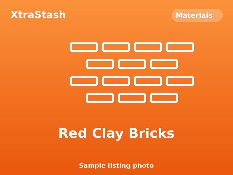 [SAMPLE] Assorted Red Clay Bricks — FREE - Image 1
