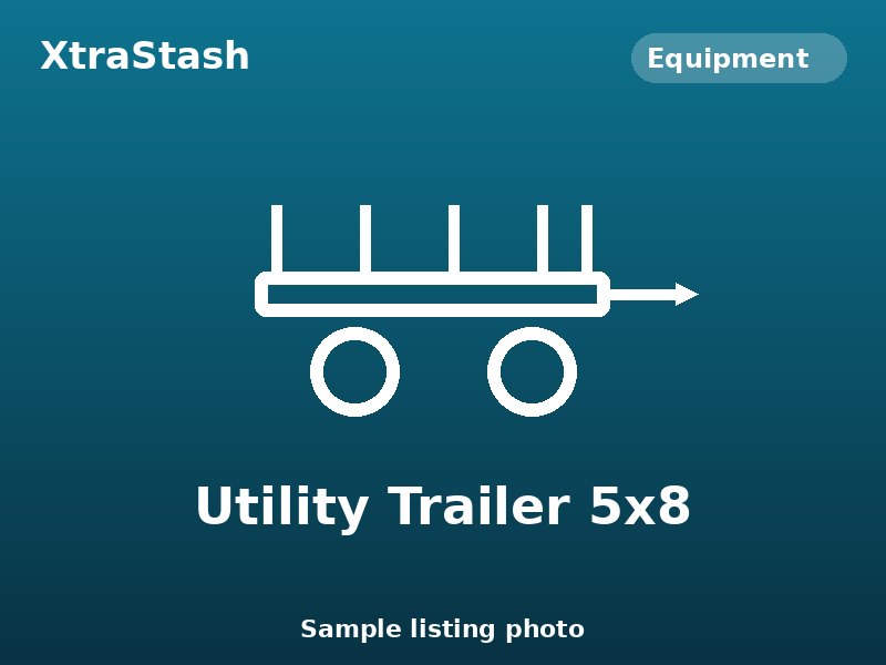 [SAMPLE] Utility Trailer 5x8 - Image 1